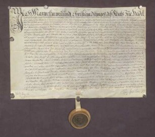 Margarethe, Witwe Christoph Dietmars, verkauft an Kurfürst Friedrich V. von der Pfalz einen Weingarten im Ziegelried zu Heidelberg.