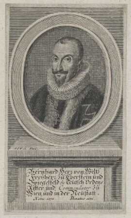 Bildnis des Bernhard von Weltz zu Eberstein und Spiegelsfeld
