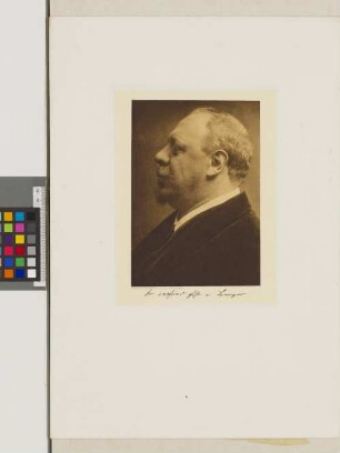 Freiherr Alfred von Berger, künstlerischer Leiter des Deutschen Schauspielhauses