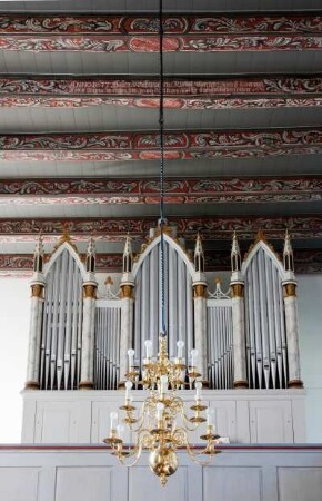 Deutschland. Niedersachsen. Eckwarden. Sankt Lamberti Kirche. 1450 geweiht. Orgel. 1856