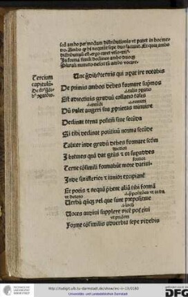 Tertium capitulum de tribus gradibus comparationis