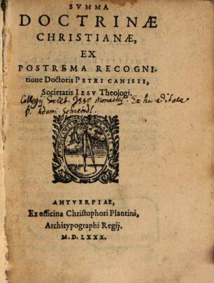 Summa doctrinae christianae