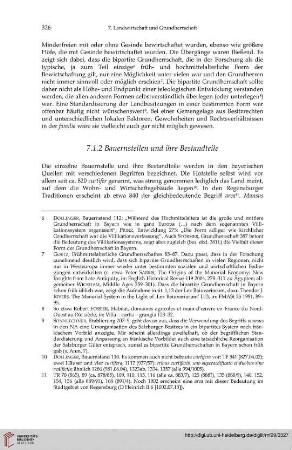 7.1.2 Bauernstellen und ihre Bestandteile