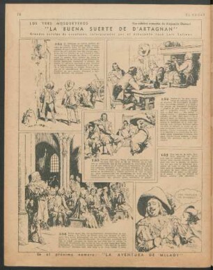 Los tres mosqueteros : "La buena suerte de D'Artagnan"