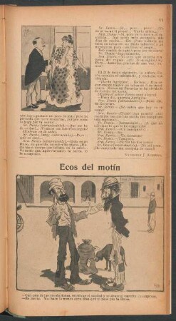 Ecos del motín - [Viñeta cómica]