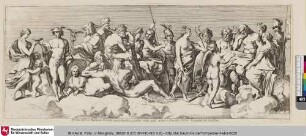 [Psyche wird in den Olymp aufgenommen; Psyché admise au nombre des divinités de l'Olympe]
