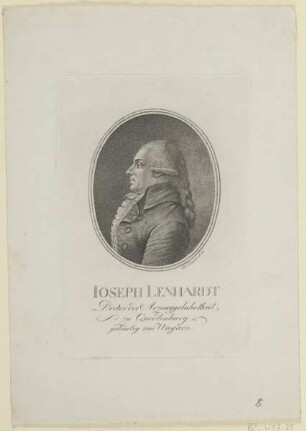 Bildnis des Ioseph Lenhardt