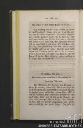 Drittes Capitel. Gurkenarten von anerkannter Vortrefflichkeit.