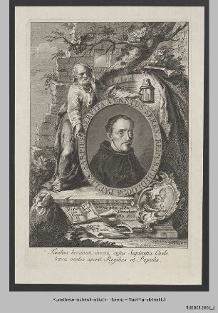 Bildnis des Paolo Sarpi, auch Pietro Sarpi, Paolo da Venezia, Fra' Paolo oder Pietro Soave Polano genannt