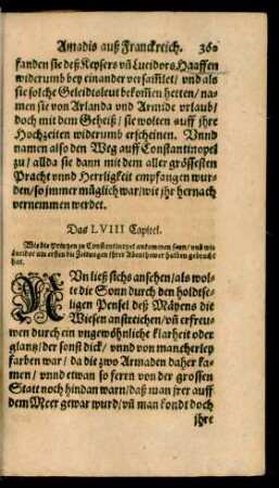 Das LVIII. Capitel.