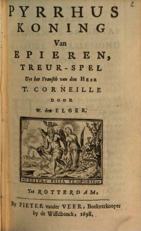 Pyrrhus, Koning Van Epiren : Treur-Spel