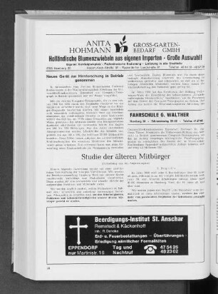 Studie der älteren Mitbürger