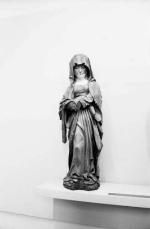 Freiburg: Augustinermuseum, Maria, von einer Verkündigungsgruppe, Oberrhein