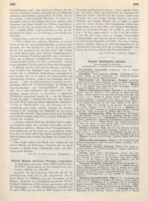 269-270 [Rezension] Johannis Wollebii Christianae Theologiae Compendium