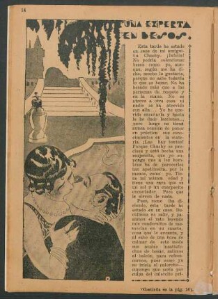Una experta en besos
