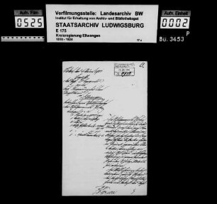 Schuldenwesen der kath. Schulgemeinde Hofen
