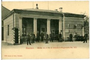 Bautzen. Wache des 4. Königlich Sächsischen Infanterieregiments 103