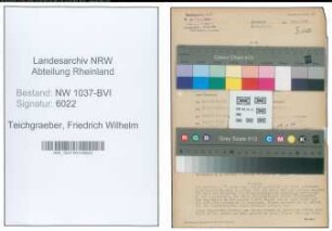 Entnazifizierung Friedrich Wilhelm Teichgraeber , geb. 19.06.1894 (Expedient)