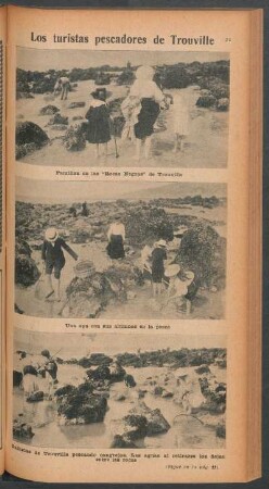 Los turistas pescadores de Trouville - [Ilustración]