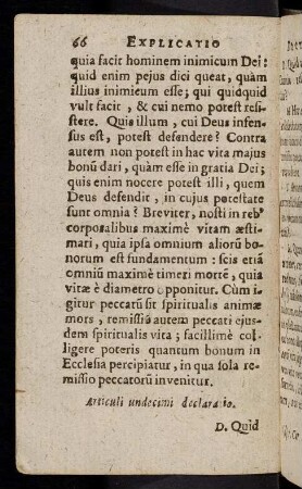 66-76, Articuli undecimi declaratio