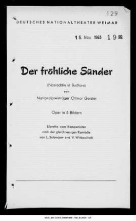 Der fröhliche Sünder