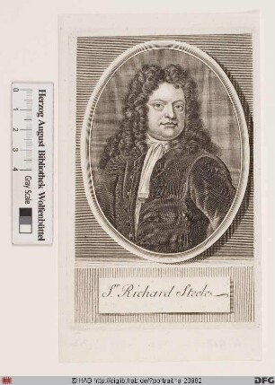 Bildnis Richard Steele (1715 Sir)