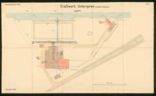 Kraftwerk Unterspree, Berlin-Ruhleben Erweiterung: Lageplan 1:500