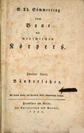 S. Th. Sömmering Bänderlehre