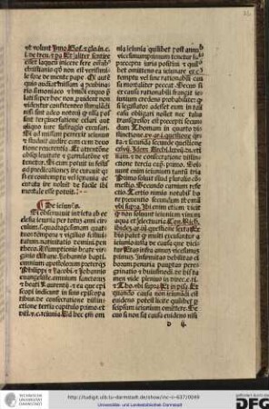Si observavit indicta ab ecclesia ieiunia per totum anni circulum scilicet quadragesimam quattuor tempore et vigilias festivitatum...
