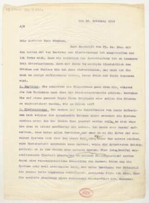 Brief an Rudi Stephan : 26.11.1914