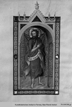 Matrikel der Geldwechsler : Heilige Johannes der Täufer