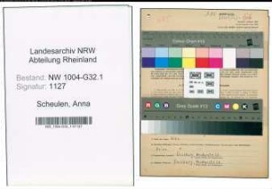 Entnazifizierung Anna Scheulen , geb. 21.11.1894 (Fuersorgerin)