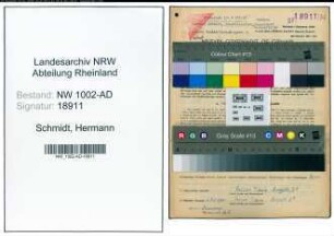 Entnazifizierung Hermann Schmidt, geb. 06.10.1893 (Verw.Amtmann)