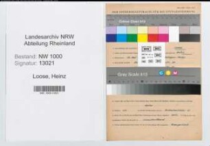Entnazifizierung Heinz Loose, geb. 12.05.1912 (Architekt)