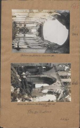 Trümmer der Kirche von Zonnebeke 1917