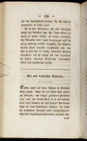 Ein und dreißigster Abschnitt. - Fünf und dreyßigster Abschnitt.