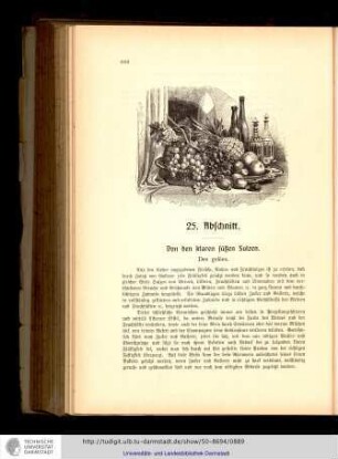 25. Abschnitt. Von den klaren süßen Sulzen