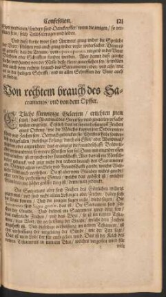 Von rechtem brauch des Sacraments/ und von dem Opffer.