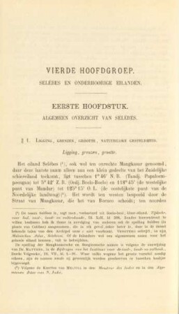 Eerste hoofdstuk. Algemeen overzicht van Selébes