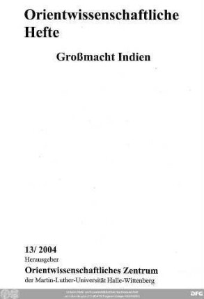Großmacht Indien