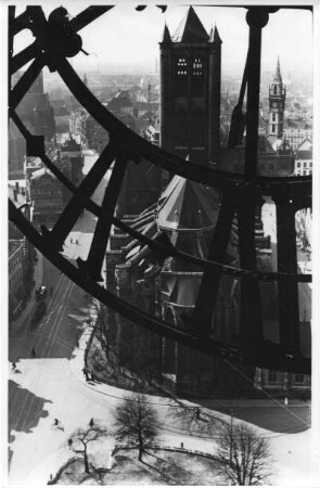 Blick vom Belfried, St. Niklas, Gent, Flandern, Belgien