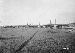Bau der Kanalbrücke Minden/Mittellandkanal