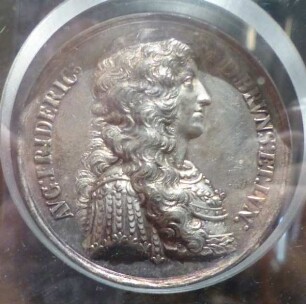 Medaille auf August Friedrich von Braunschweig