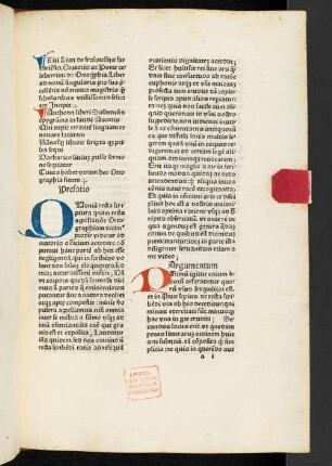 De orthographia