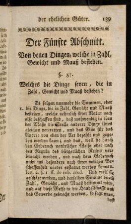 139-150, Der Fünfte Abschnitt - Der Sechste Abschnitt