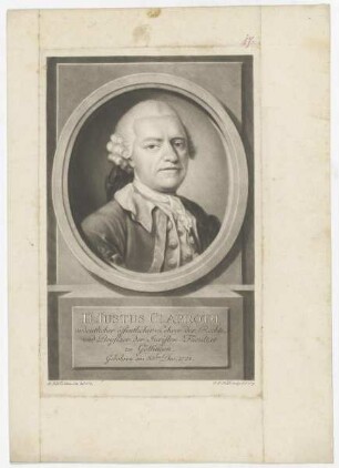 Bildnis des Iustus Claproth