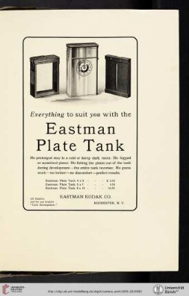 Eastman Kodak Co. [Eastman Plate Tank]