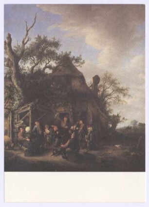 Adriaen van Ostade, 1610-1685 - Fröhliches Landvolk, 1648.