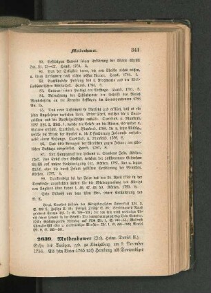2639. Moldenhawer (Joh. Heinr. Daniel II.)