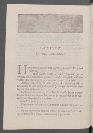 Capítulo XLIX - La vuelta al hogar